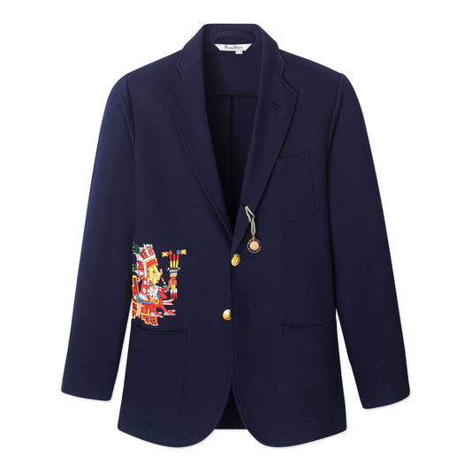 Navy Cotton Xipetotec Blazer