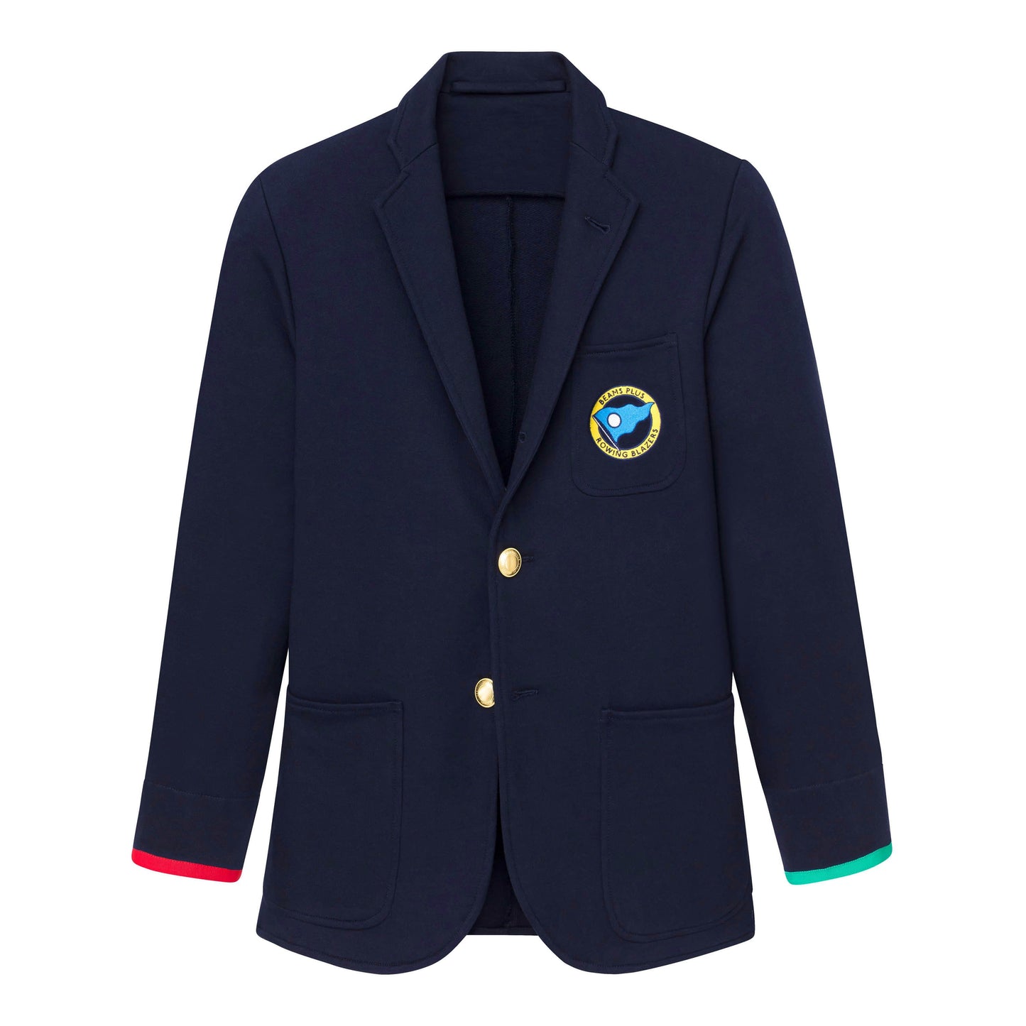 Rowing Blazers x Beams Plus Navy Cotton Blazer