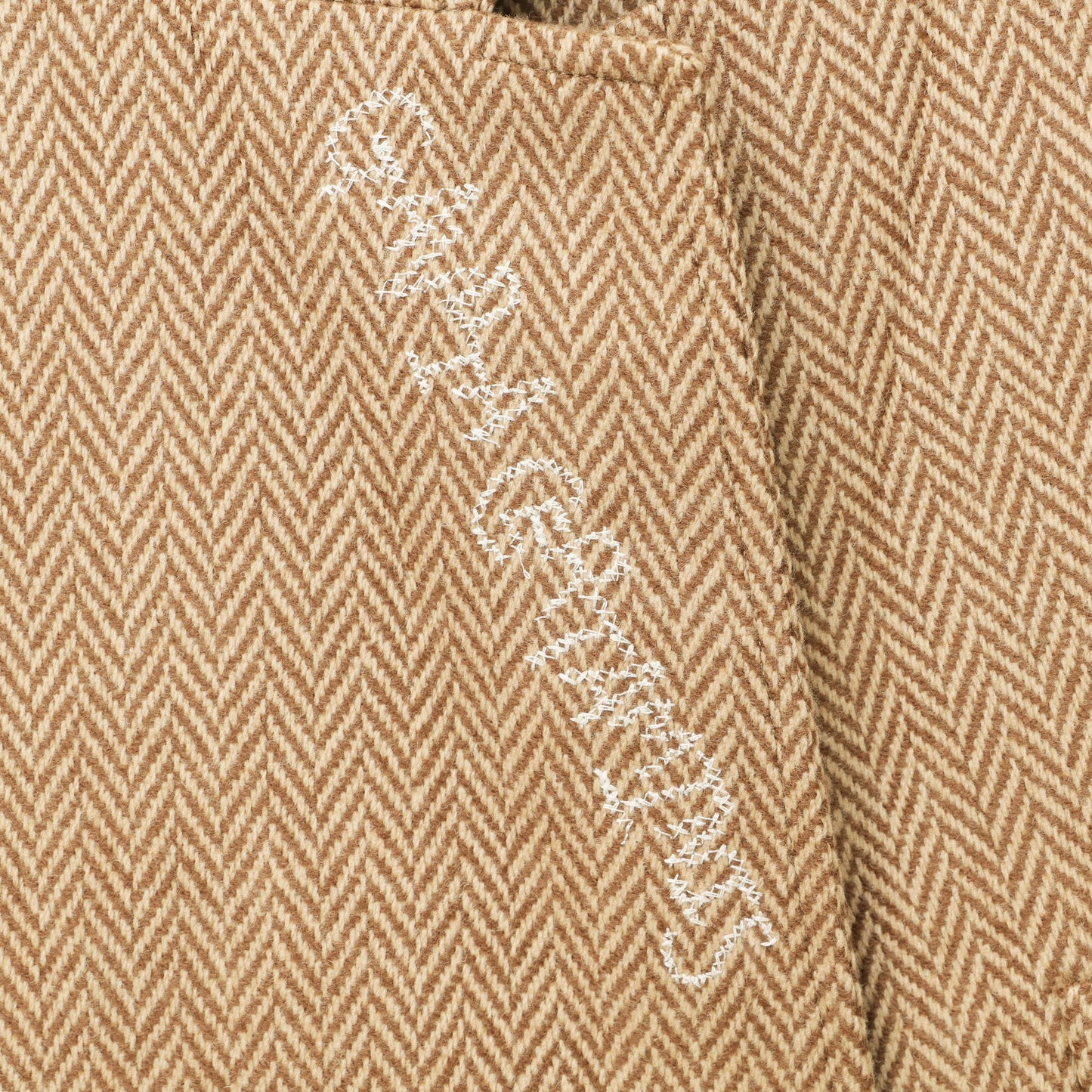 100% Wool Jacket (Brown Herringbone Jacket)