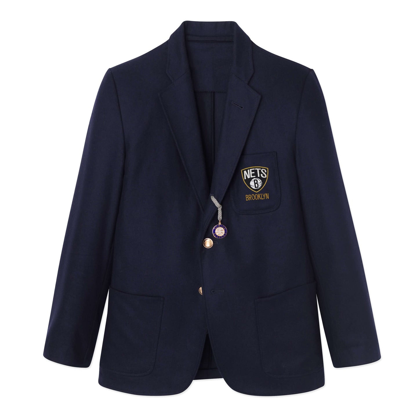 Rowing Blazers x NBA Brooklyn Nets Navy Club Blazer