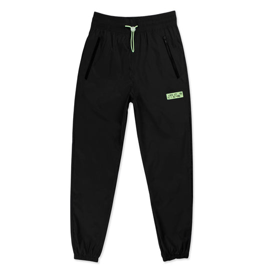 Checks Downtown Black Nylon Running Pants