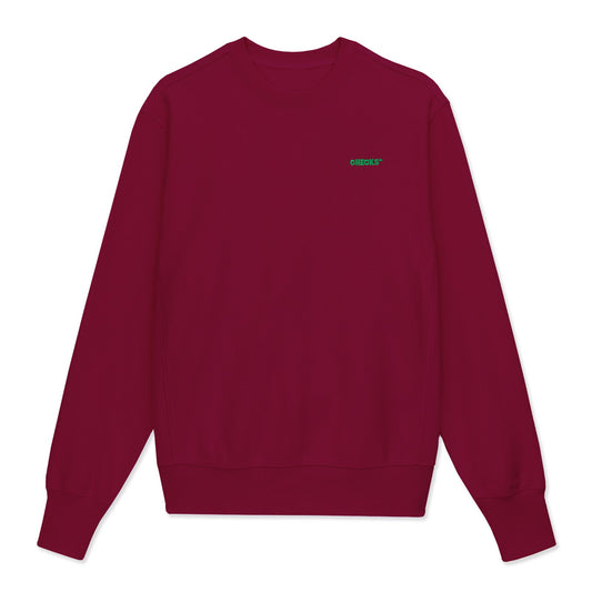 Checks Downtown Burgundy Classic Mini Sweatshirt