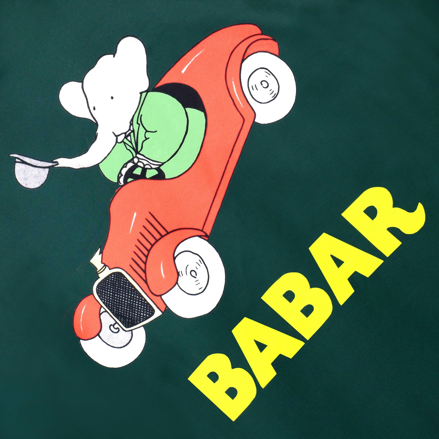 Detail of Babar car motif.