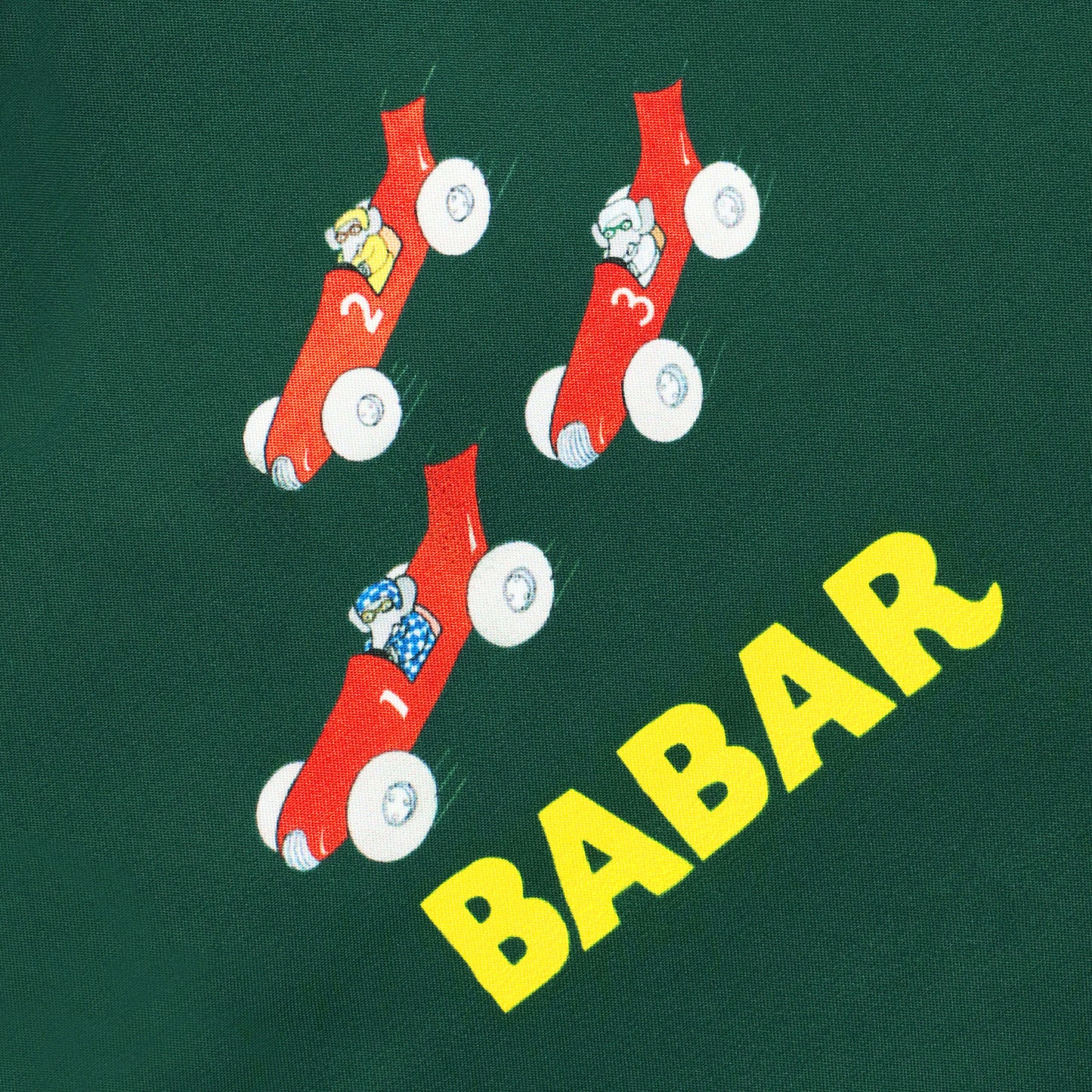Detail of Babar car motif.