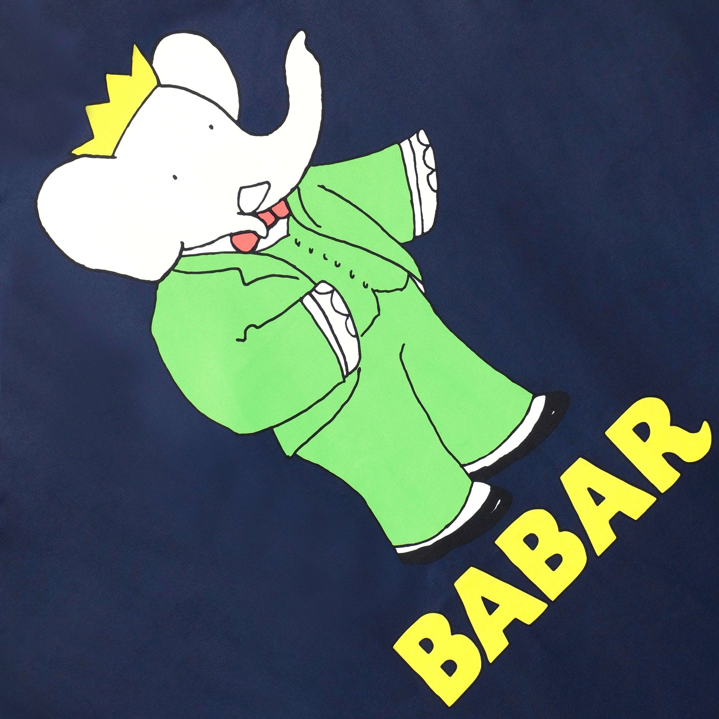 Detail of Babar motif.