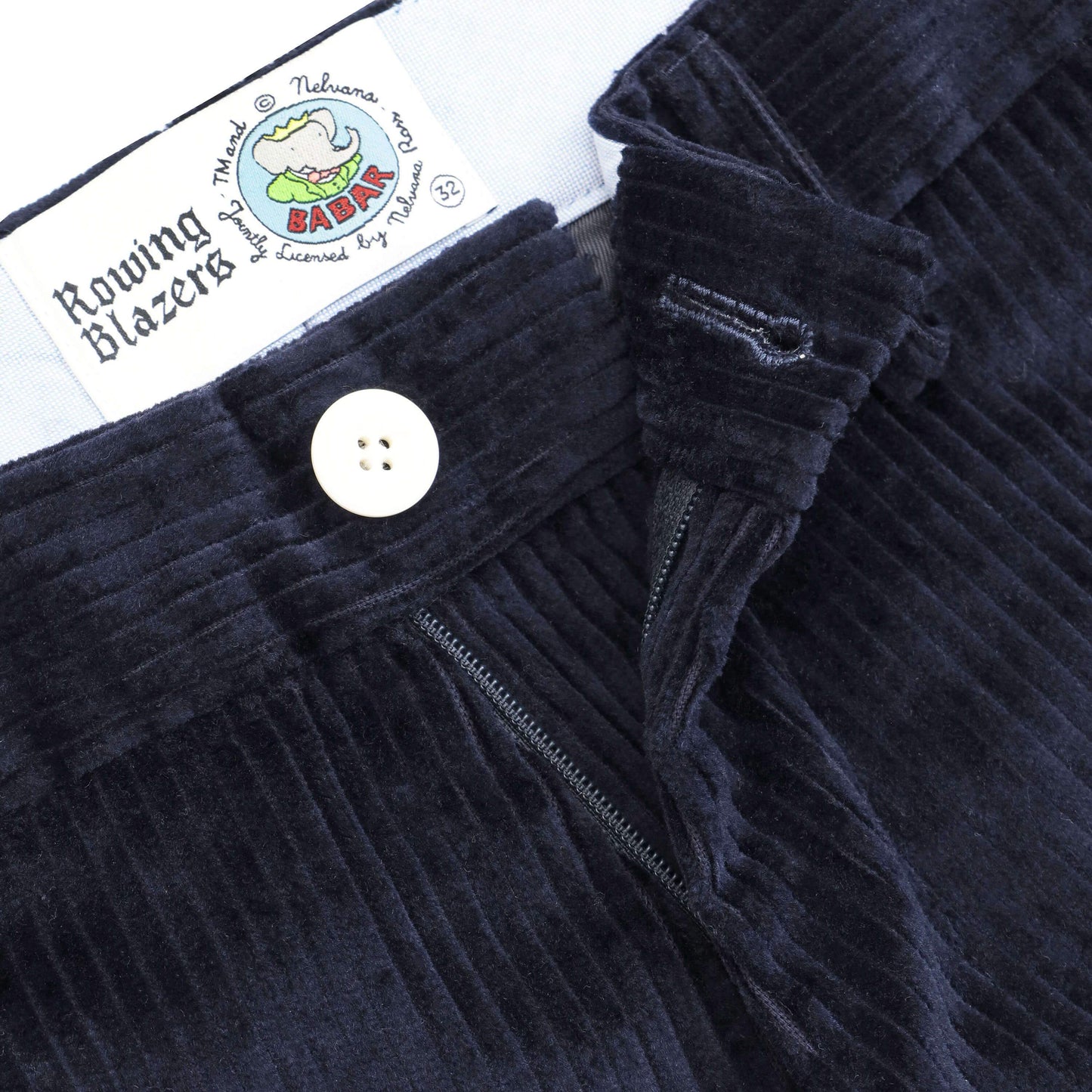 Men's Corduroy Embroidered Babar Trousers