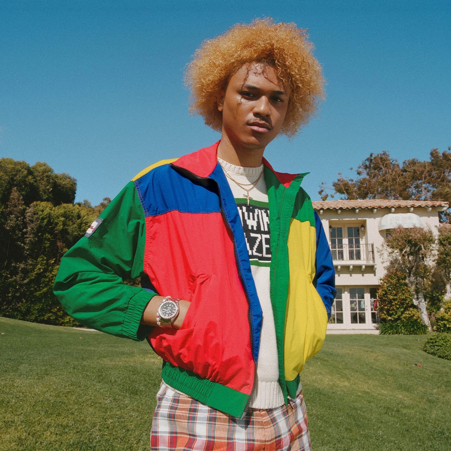 Colorblock Windbreaker