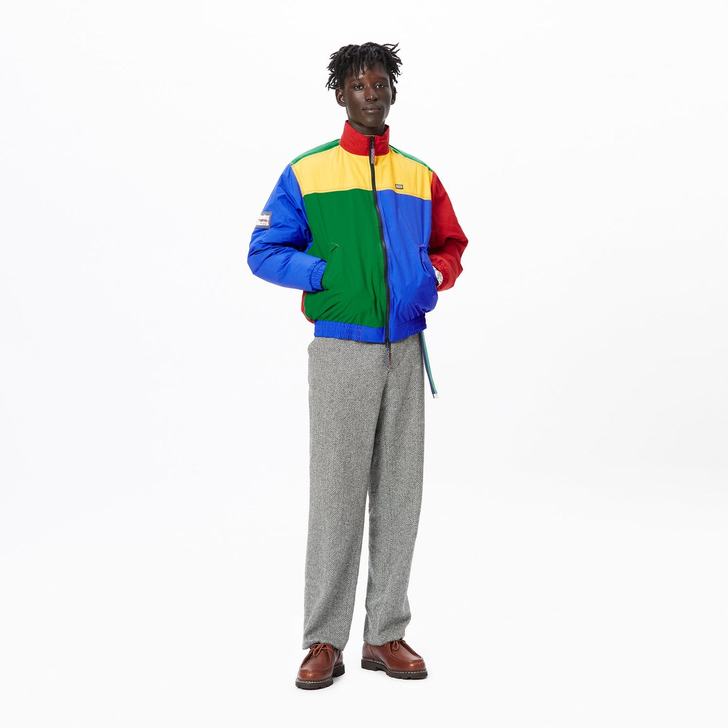 Colorblock Cashball Jacket