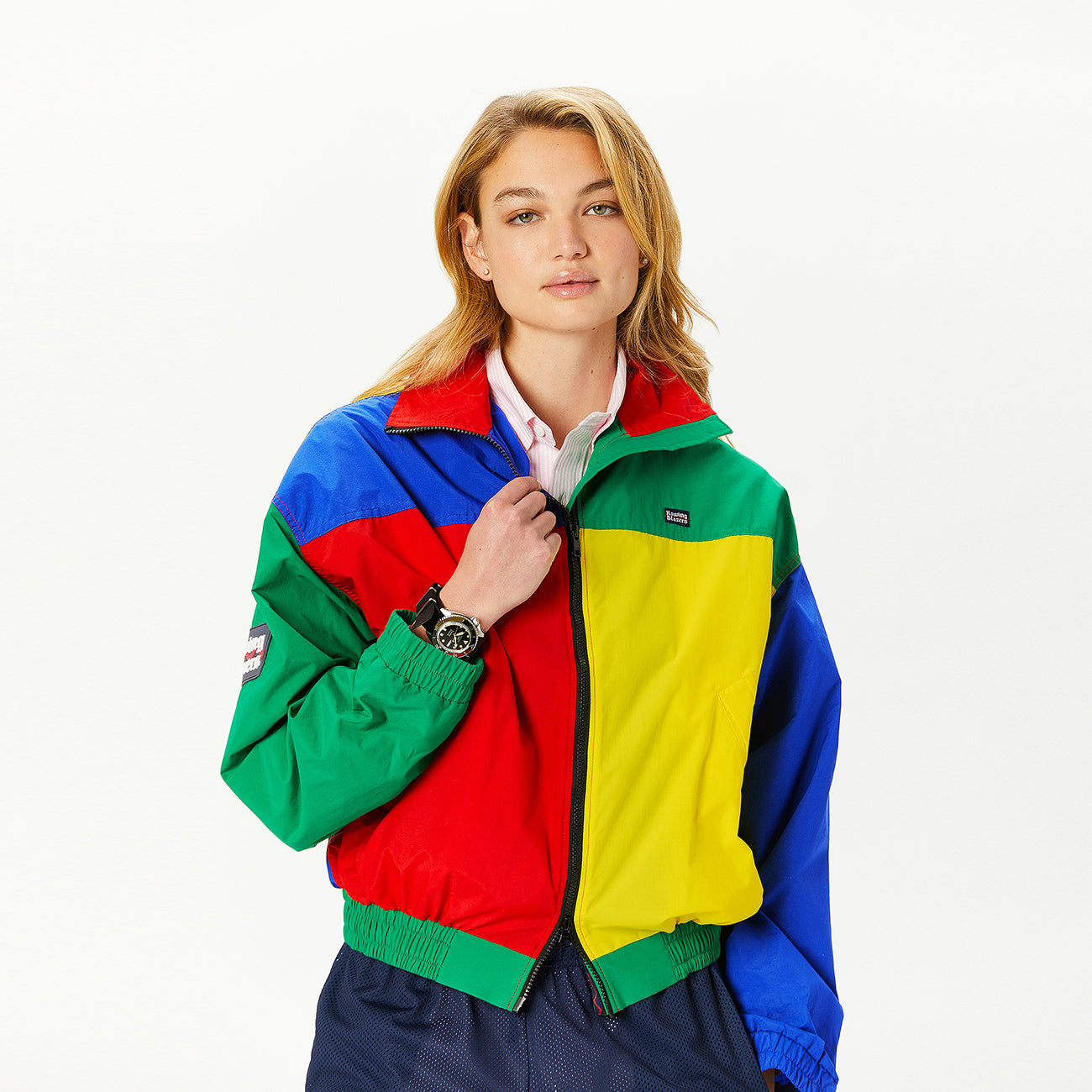 Colorblock Windbreaker