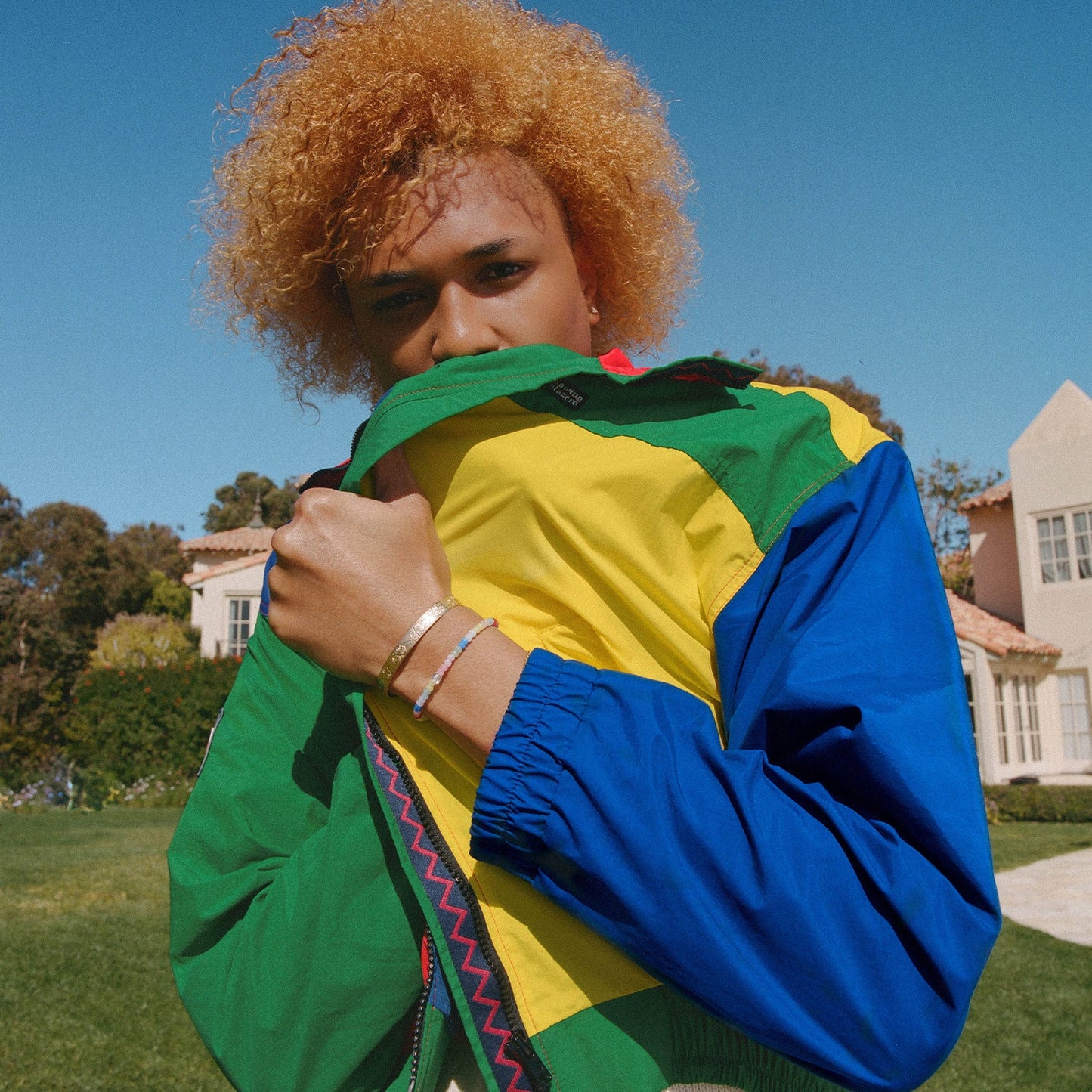 Colorblock Windbreaker