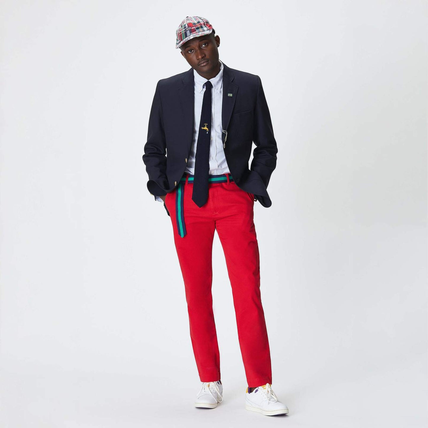 Cotton Twill Tailored Trousers
