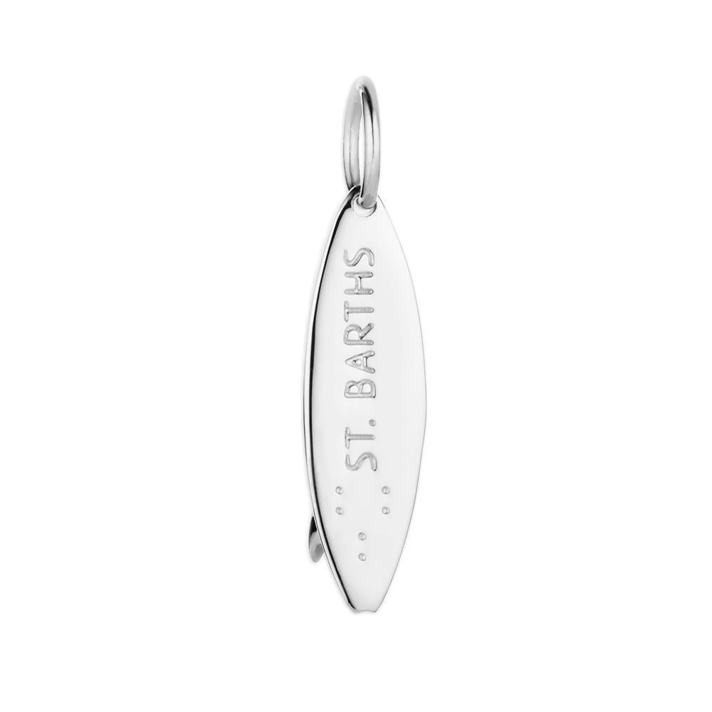 St. Barths Surfboard Charm