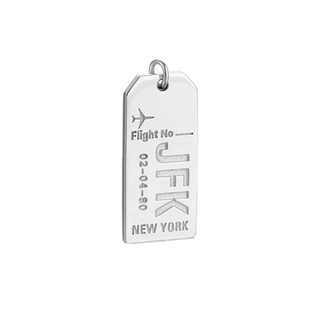 JFK New York Luggage Tag Charm