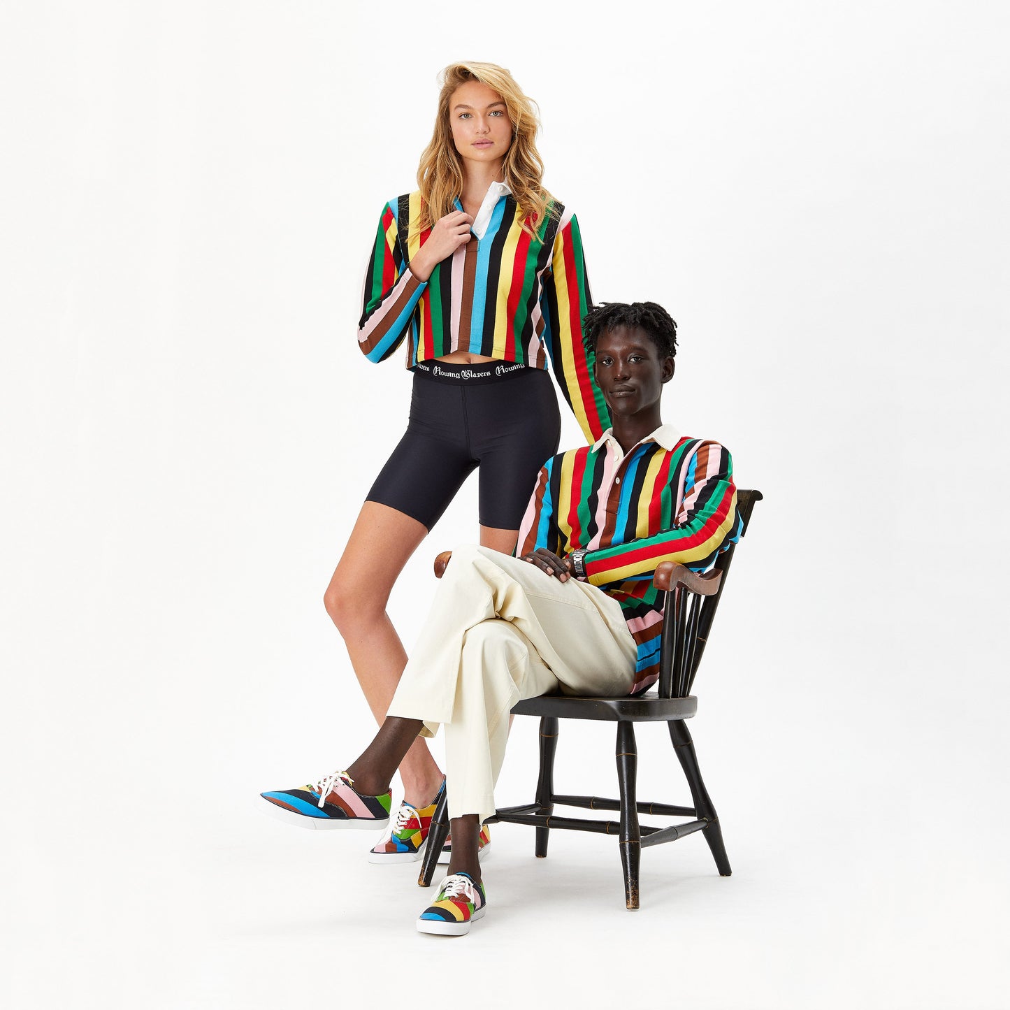 Sperry x Rowing Blazers Cloud CVO Croquet Stripe Deck Sneaker