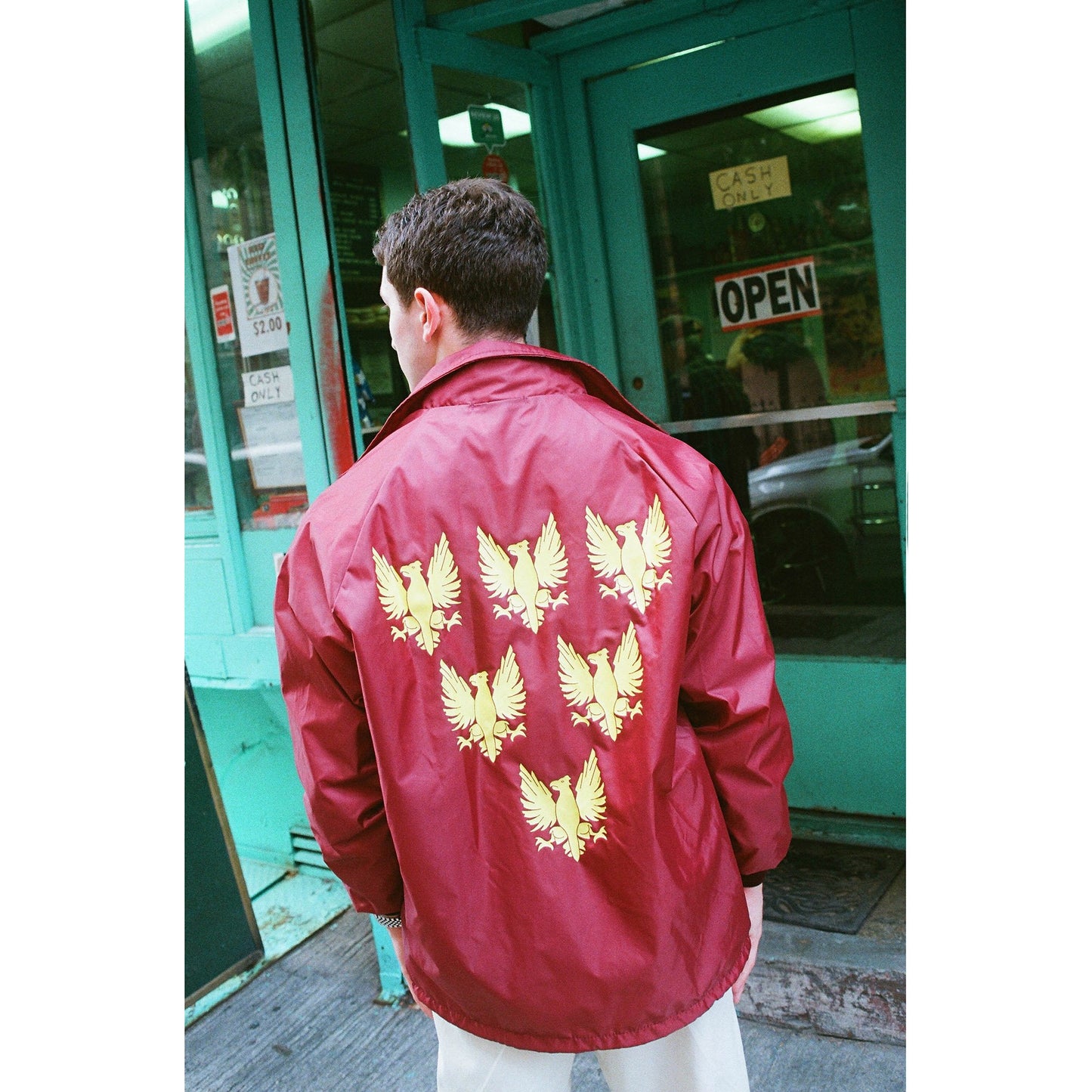Burgundy Eagles Coach's Jacket