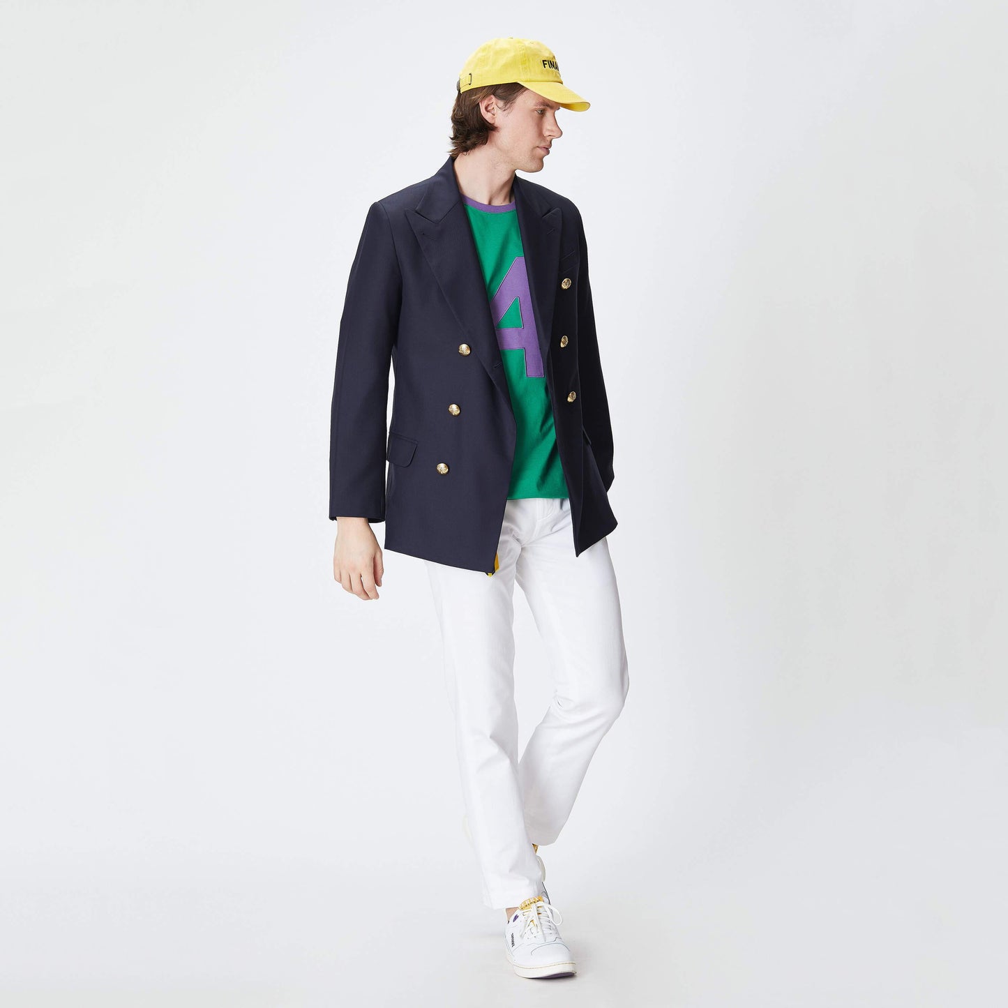 Male model wearing the Finance Cap.