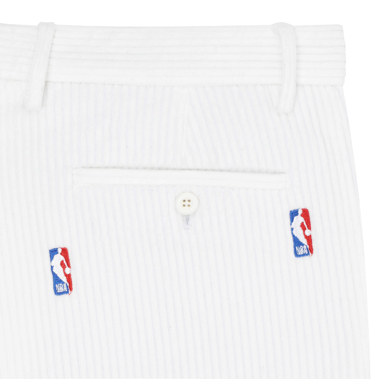 Rowing Blazers x NBA White Corduroy Trousers