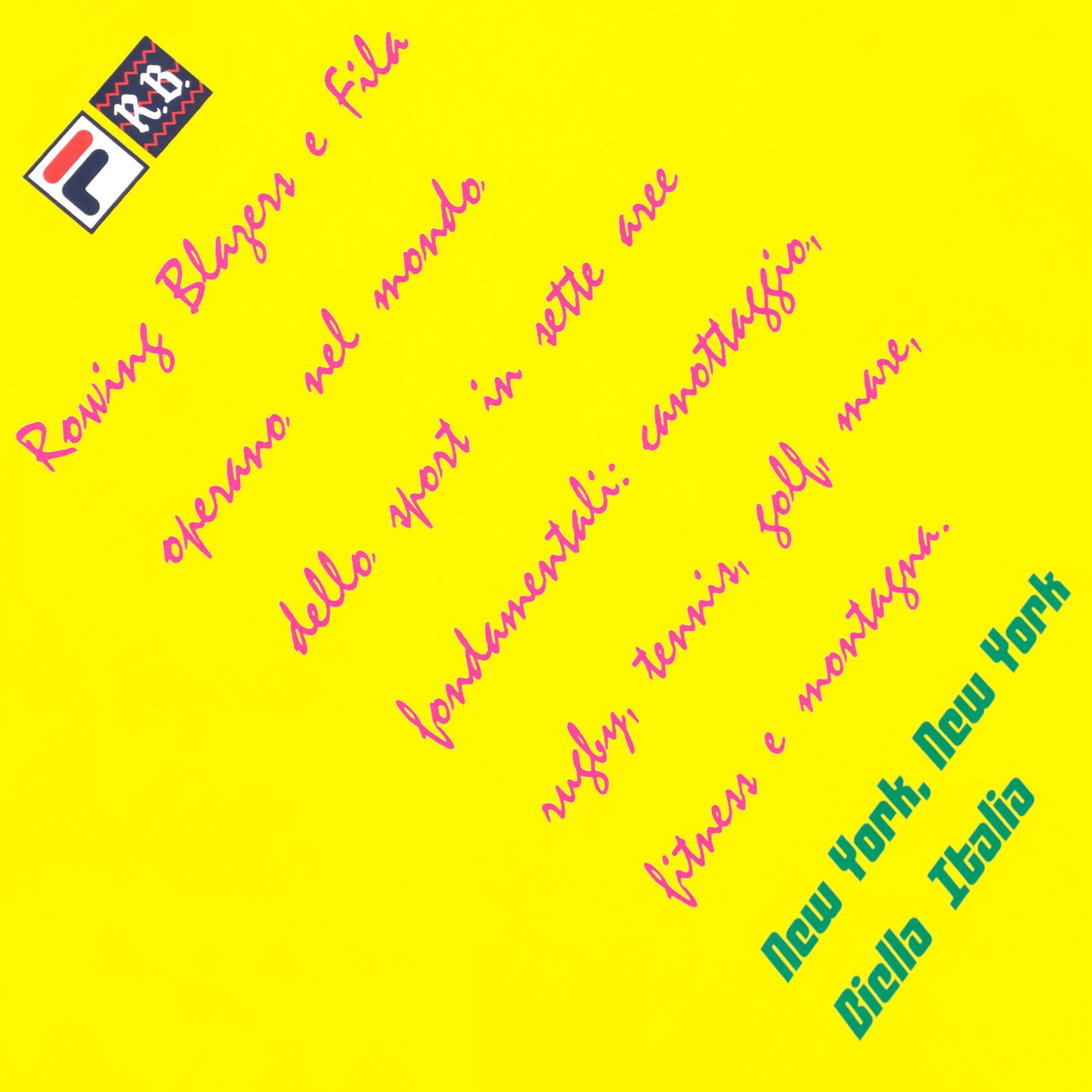 Rowing Blazers x FILA Logo Tee