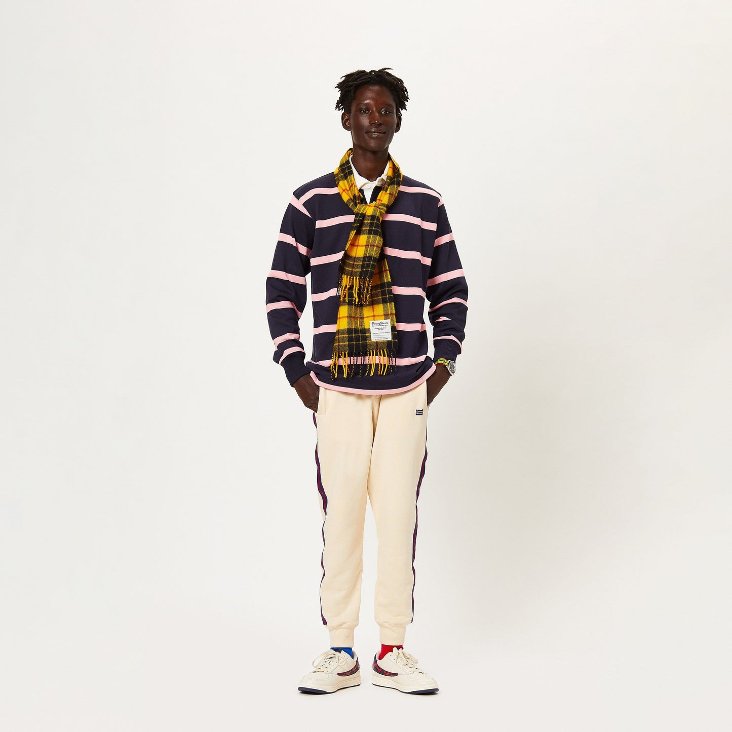 Macleod Modern Tartan Lambswool Scarf