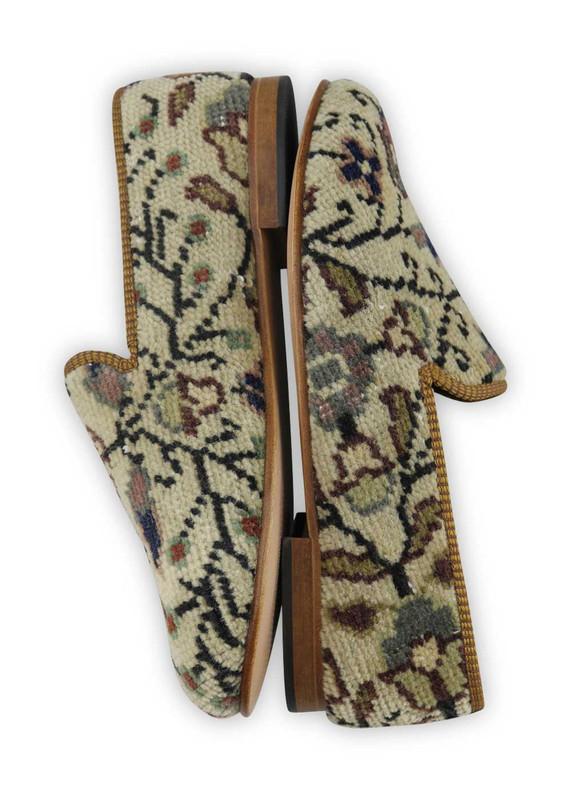 One of a kind loafers handmade from Turkish carpets.