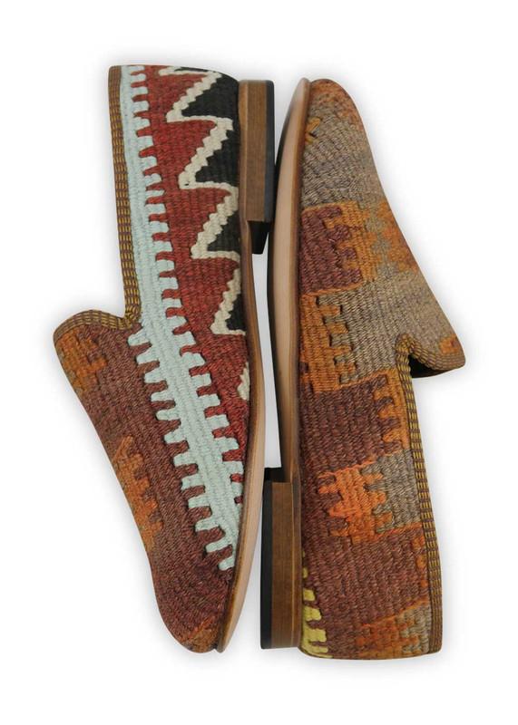 One of a kind loafers handmade from Turkish carpets.