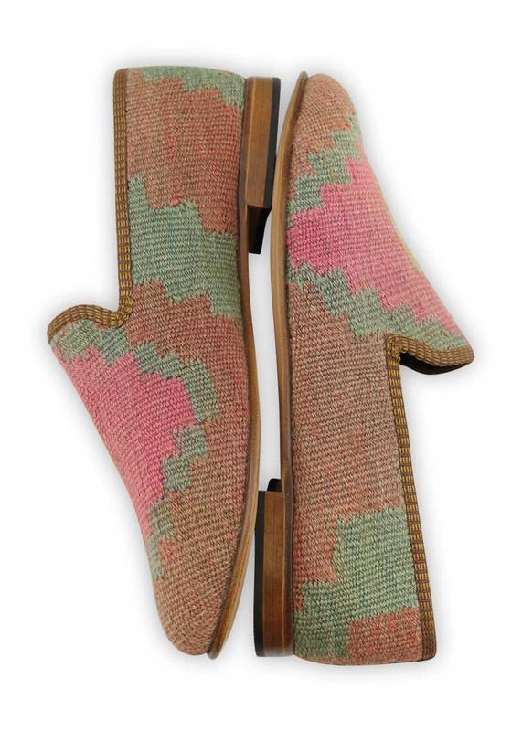 One of a kind loafers handmade from Turkish carpets.