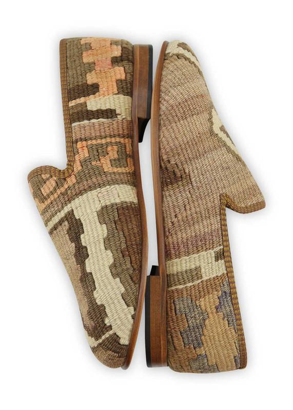 One of a kind loafers handmade from Turkish carpets.