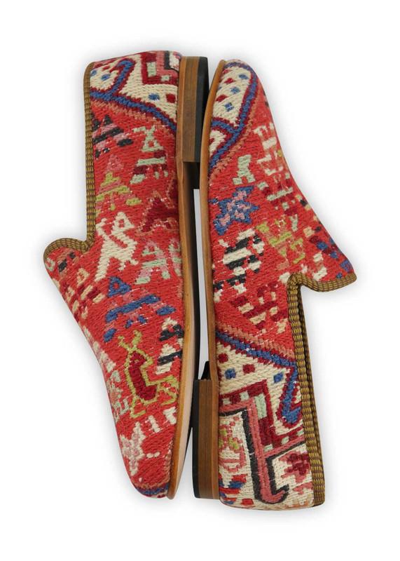 One of a kind loafers handmade from Turkish carpets.