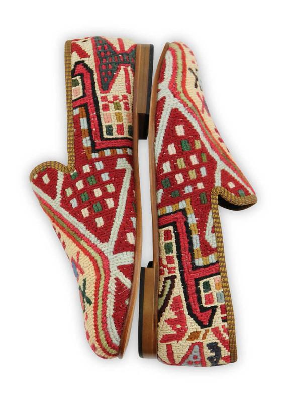 One of a kind loafers handmade from Turkish carpets.