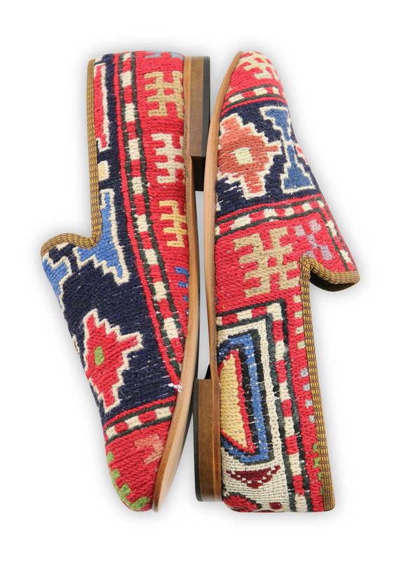 One of a kind loafers handmade from Turkish carpets.