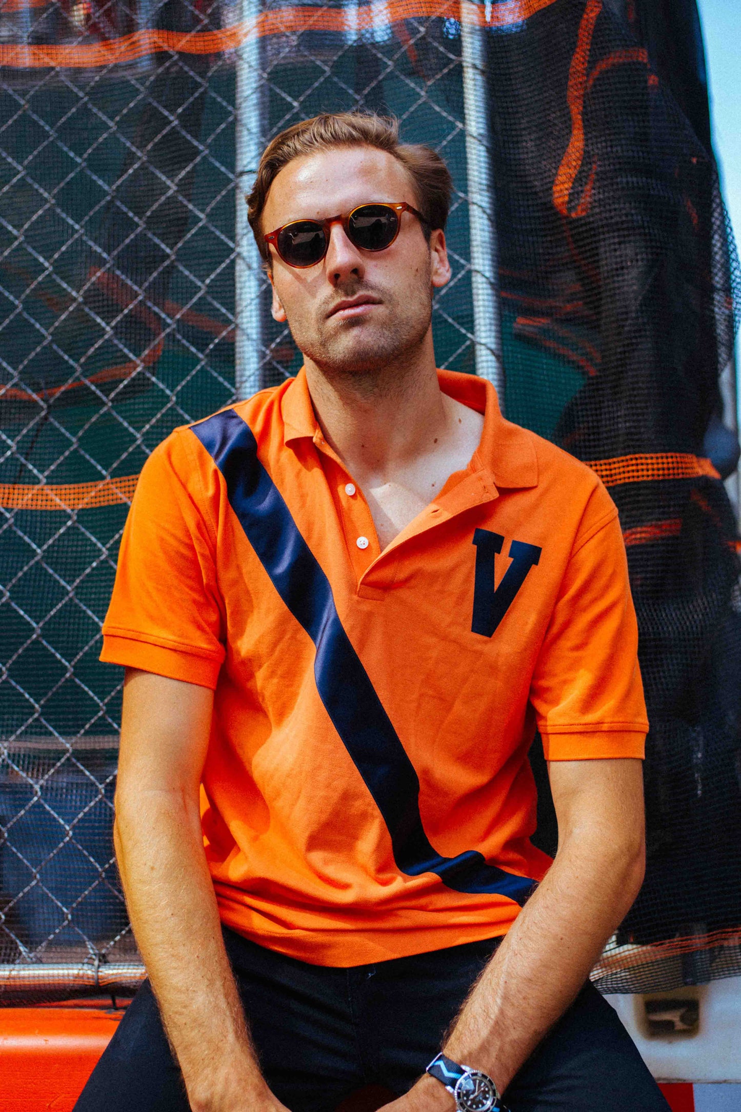 Official Harriman Cup Orange Polo Jersey