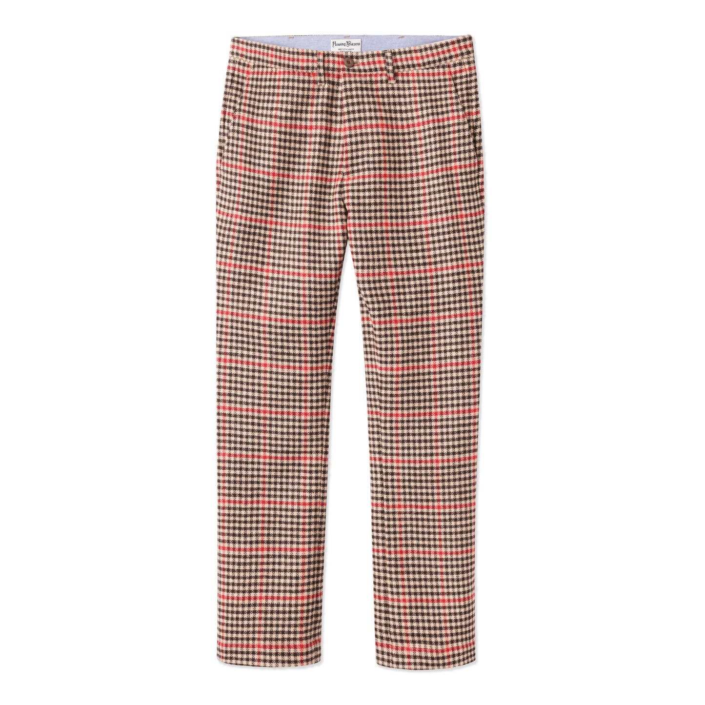 Gun Club Check Tweed Wide Leg Trousers