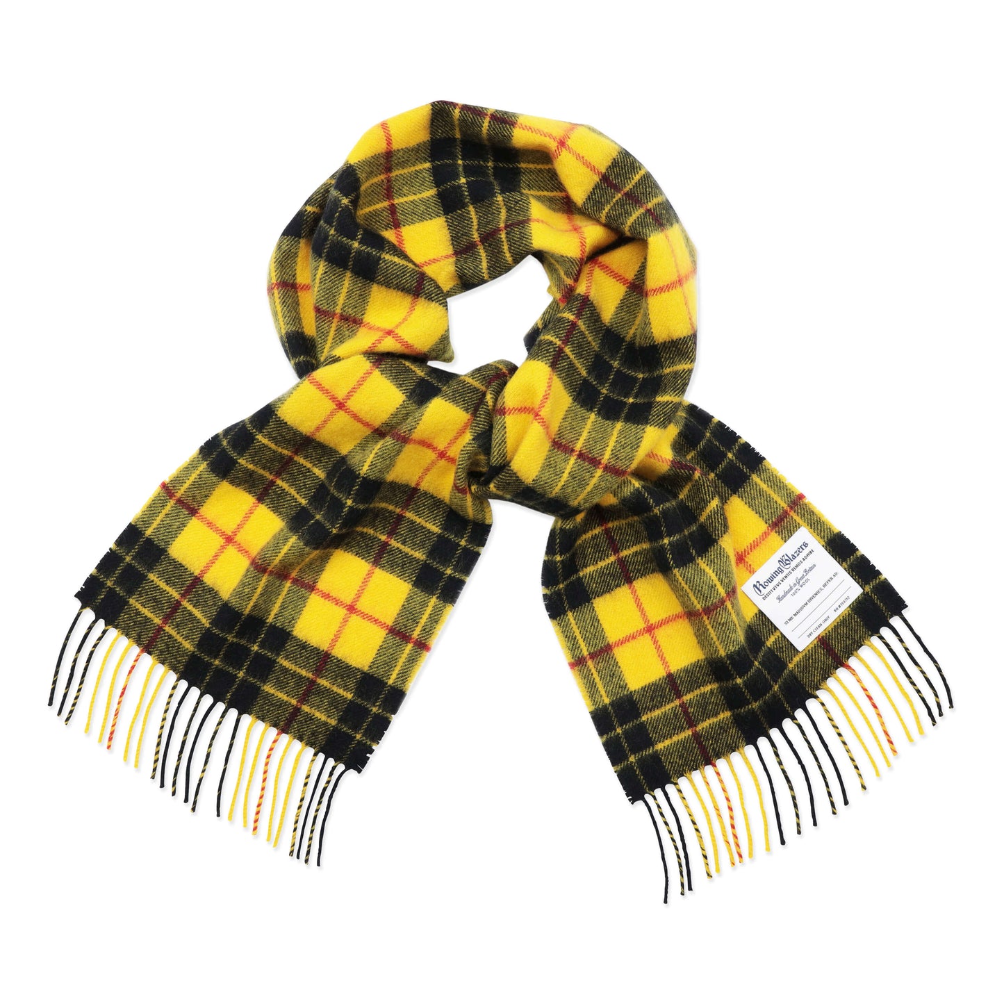 Macleod Modern Tartan Lambswool Scarf