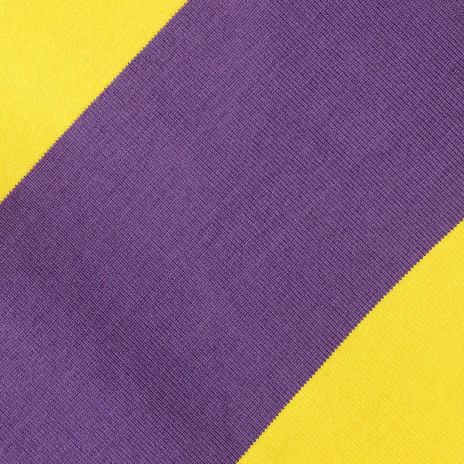 Purple and gold horizontal stripes.