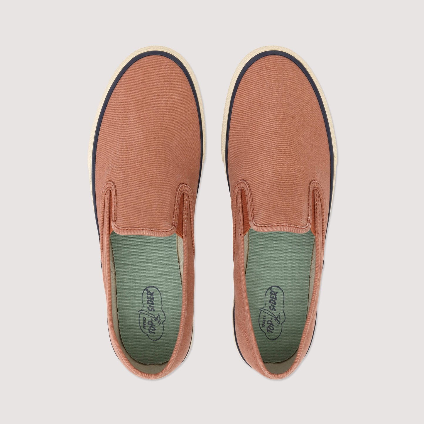 Unisex Cloud Slip On Deck Sneaker Washed Red