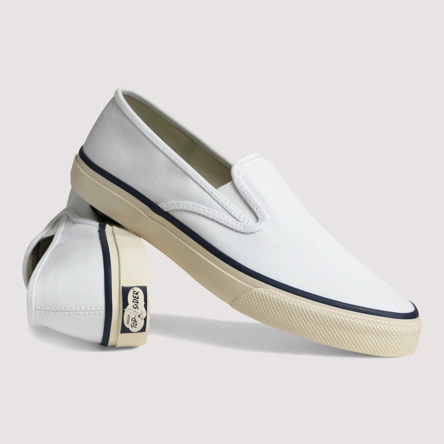 Unisex Cloud Slip On Deck Sneaker White