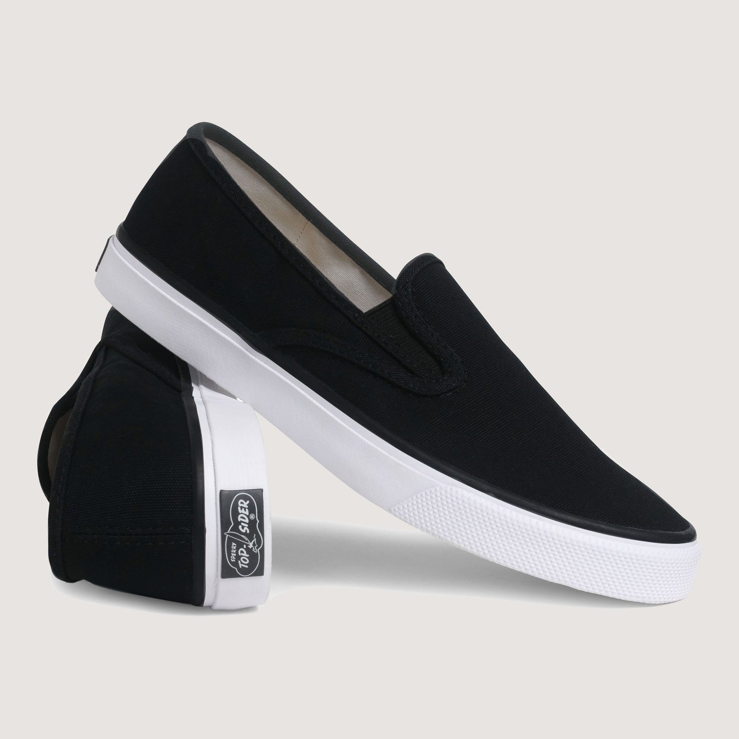 Unisex Cloud Slip On Deck Sneaker Black