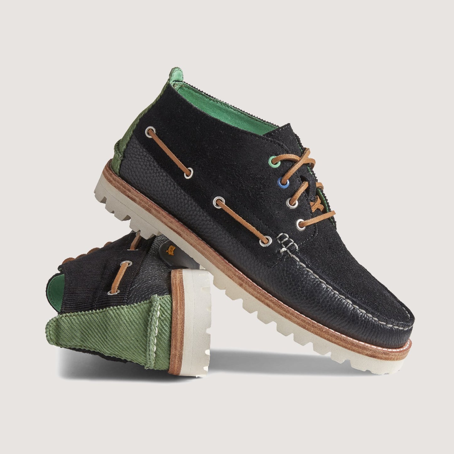 Men's Sperry Cloud Authentic Original Corduroy Chukka Black