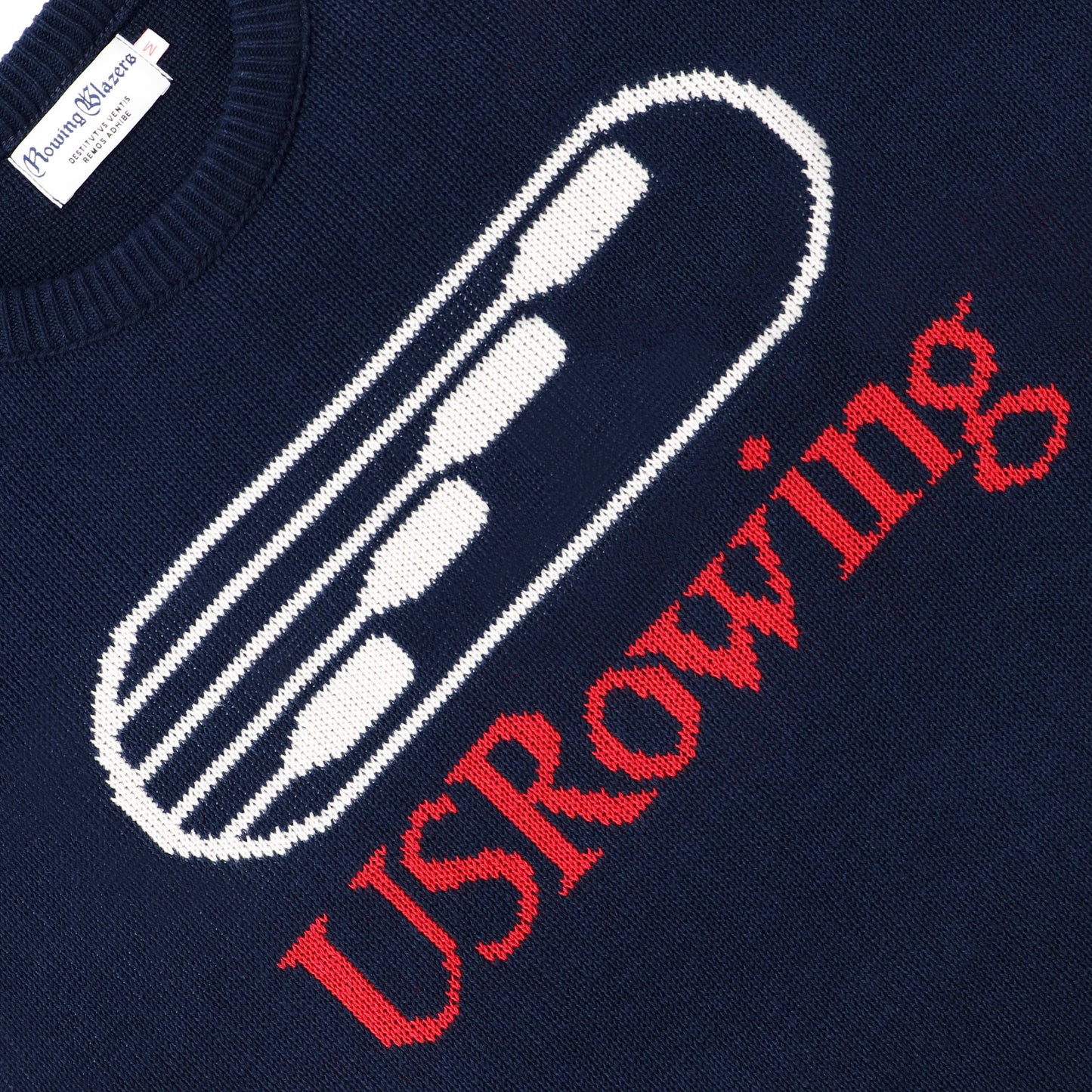Navy USRowing Jacquard Sweater