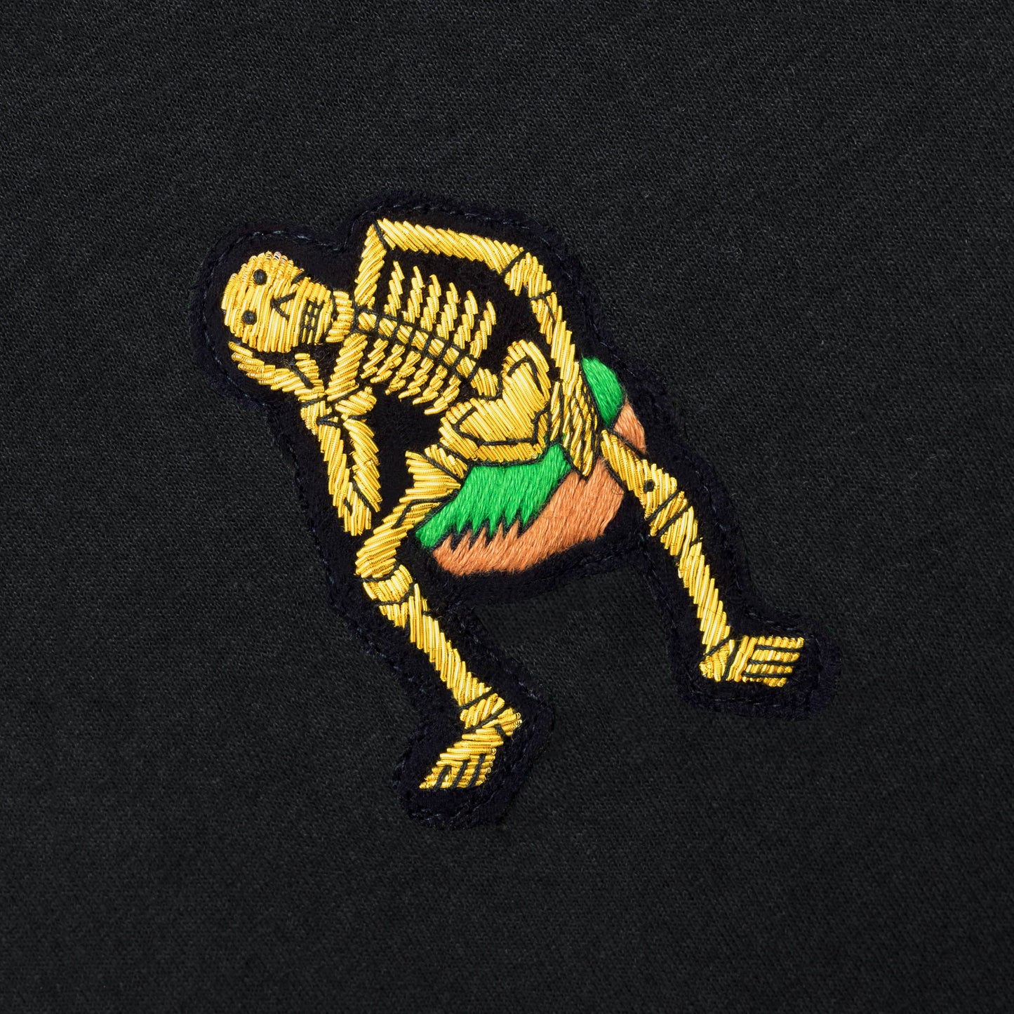 Derry Bones Black Short Sleeve Tee