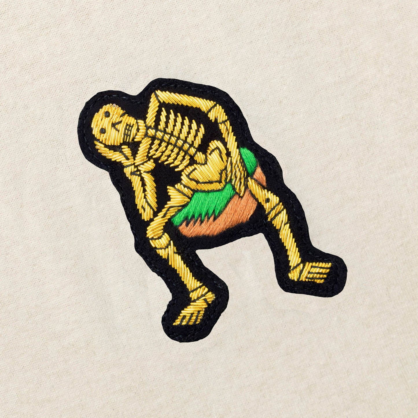 Derry Bones Cream Short Sleeve Tee