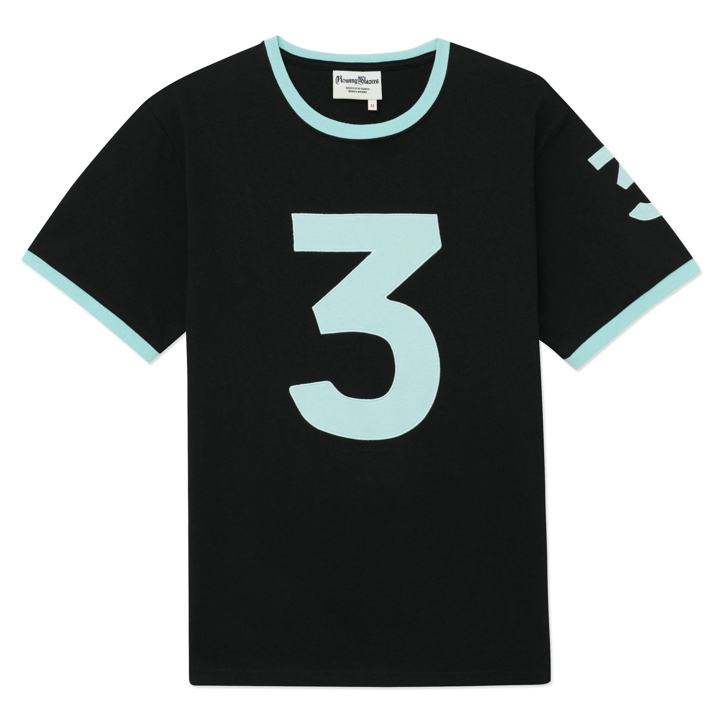 Number Tee Black w/ Eton #3