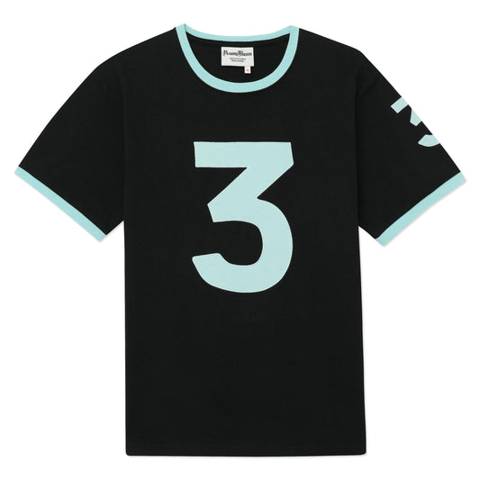 Number Tee Black w/ Eton #3