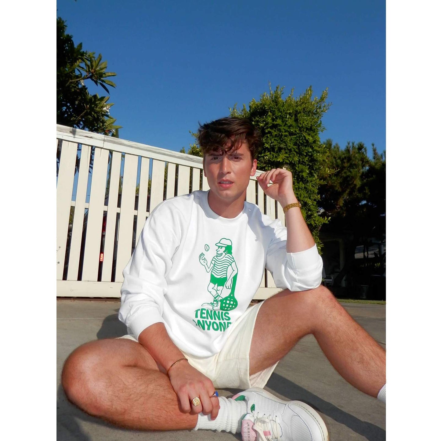 Tennis Anyone? Crewneck Sweatshirt