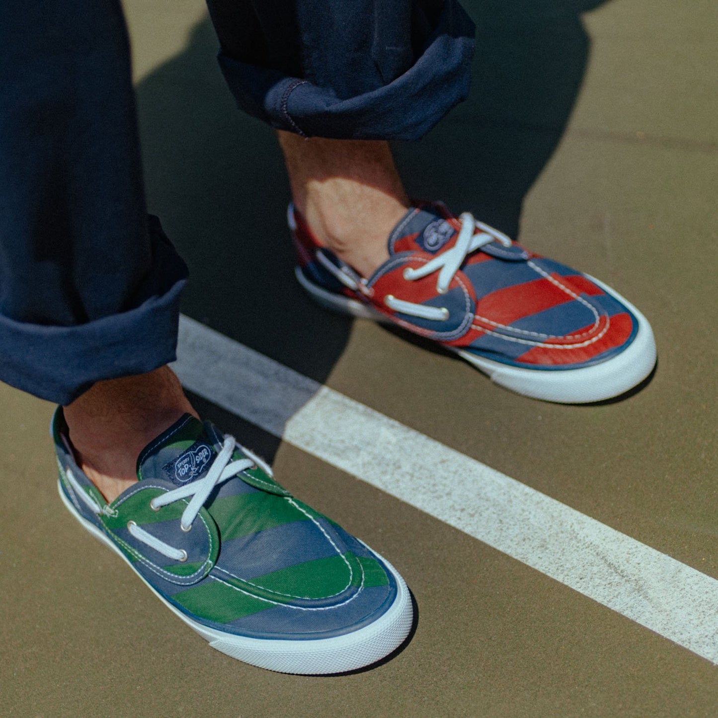 Sperry x Rowing Blazers (Mismatched Rugby Stripe Seamate)