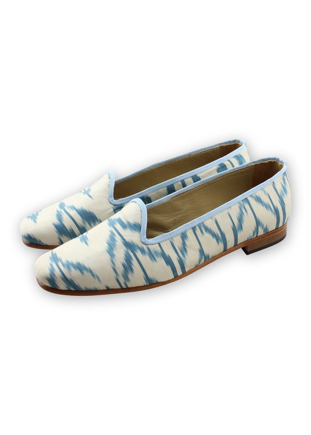 One of a kind loafers handmade from Turkish carpets.