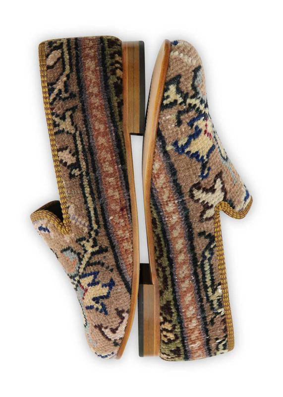 One of a kind smoking shoes handmade from Turkish carpets.