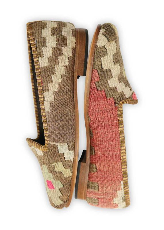 One of a kind loafers handmade from Turkish carpets.