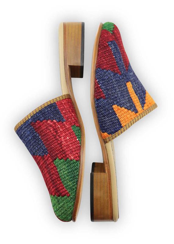 One of a kind slides handmade from Turkish carpets.
