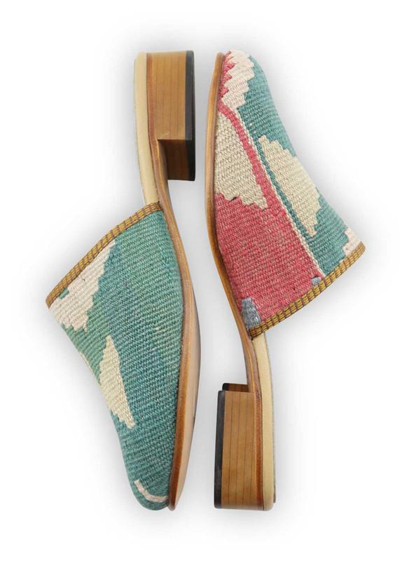 One of a kind slides handmade from Turkish carpets.